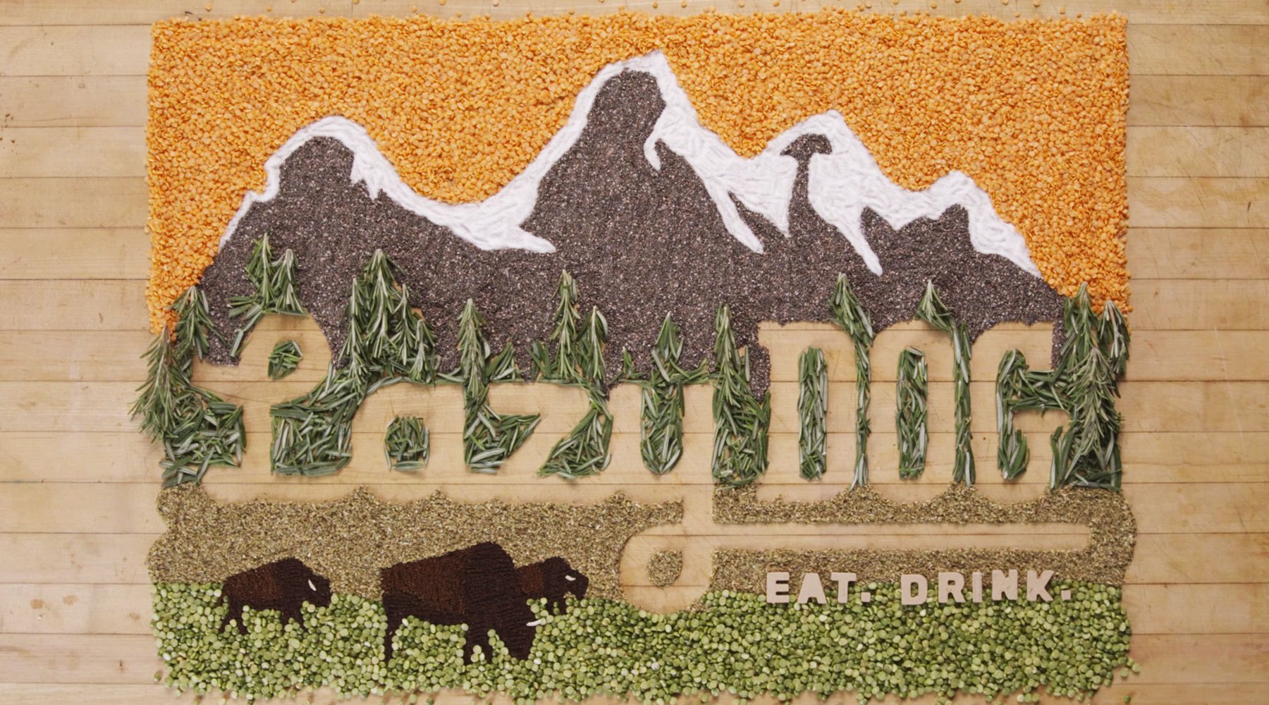 Lazy Dog Overhead Logo